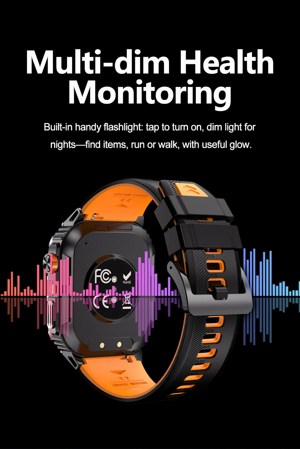 Reloj Inteligente Deportivo IP68 100+ Modos
