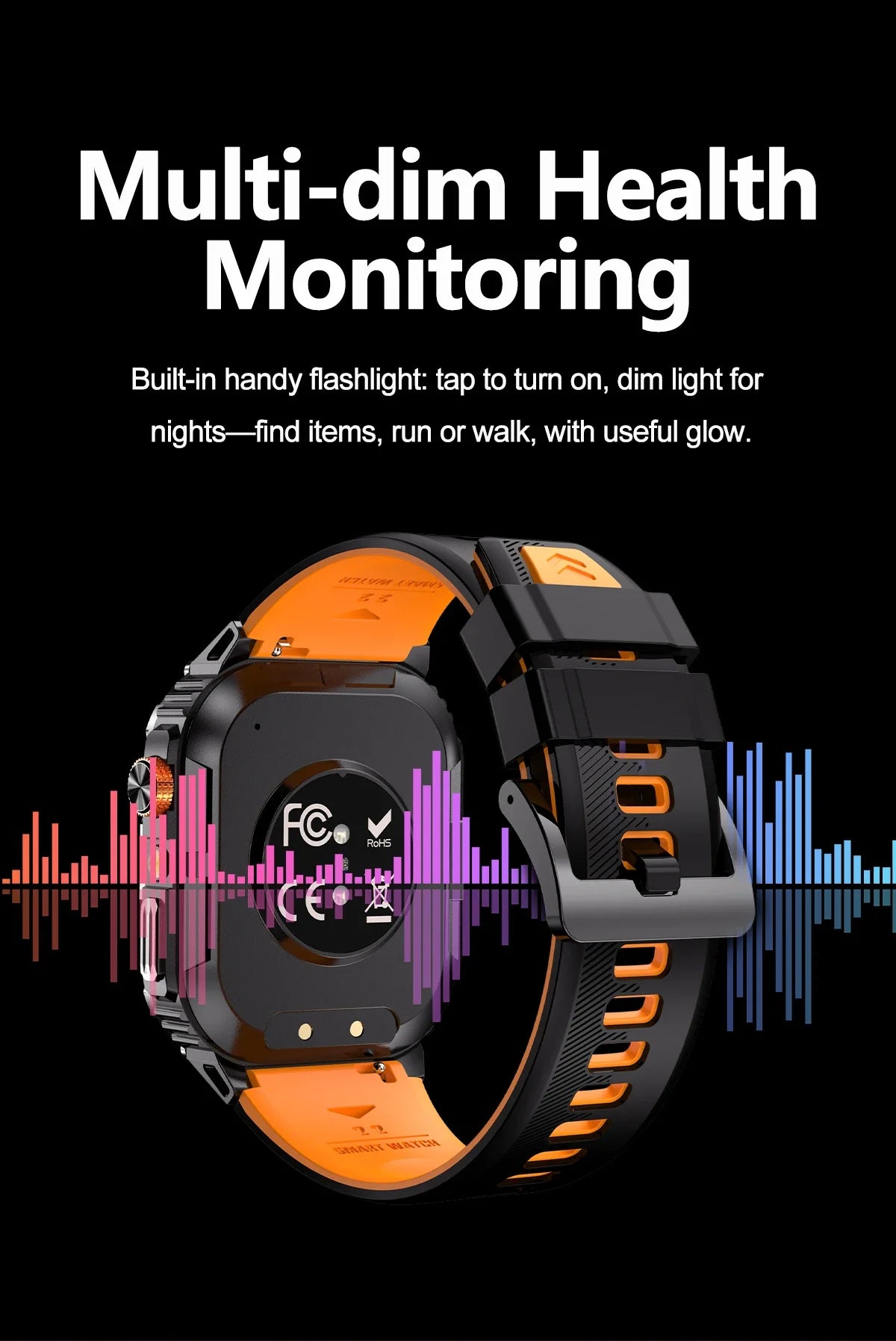 Reloj Inteligente Deportivo IP68 100+ Modos