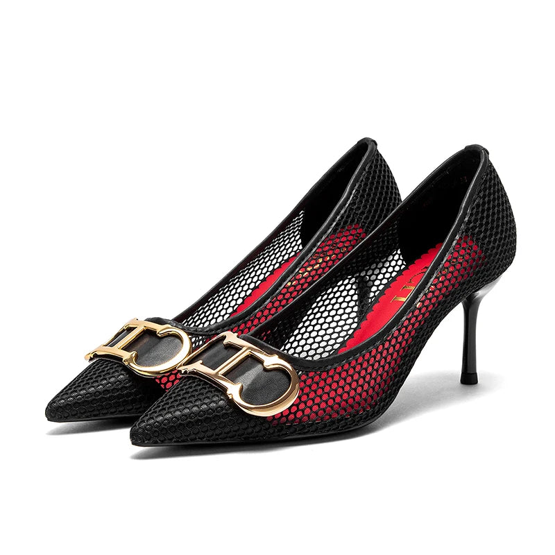 Zapatos de Tacón Alto para Mujer con Punta Estilizada 7 cm