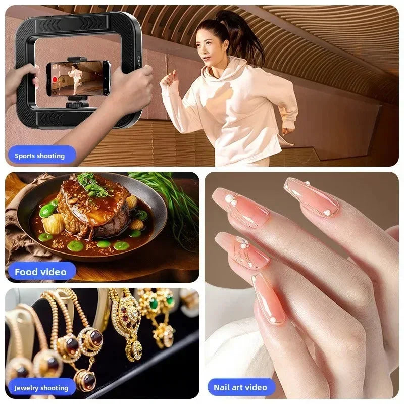 Anillo de mano portátil, luz LED, nueva jaula de conejo, iluminación, lámpara de fotografía para transmisión en vivo móvil, decoración de luz para Selfie