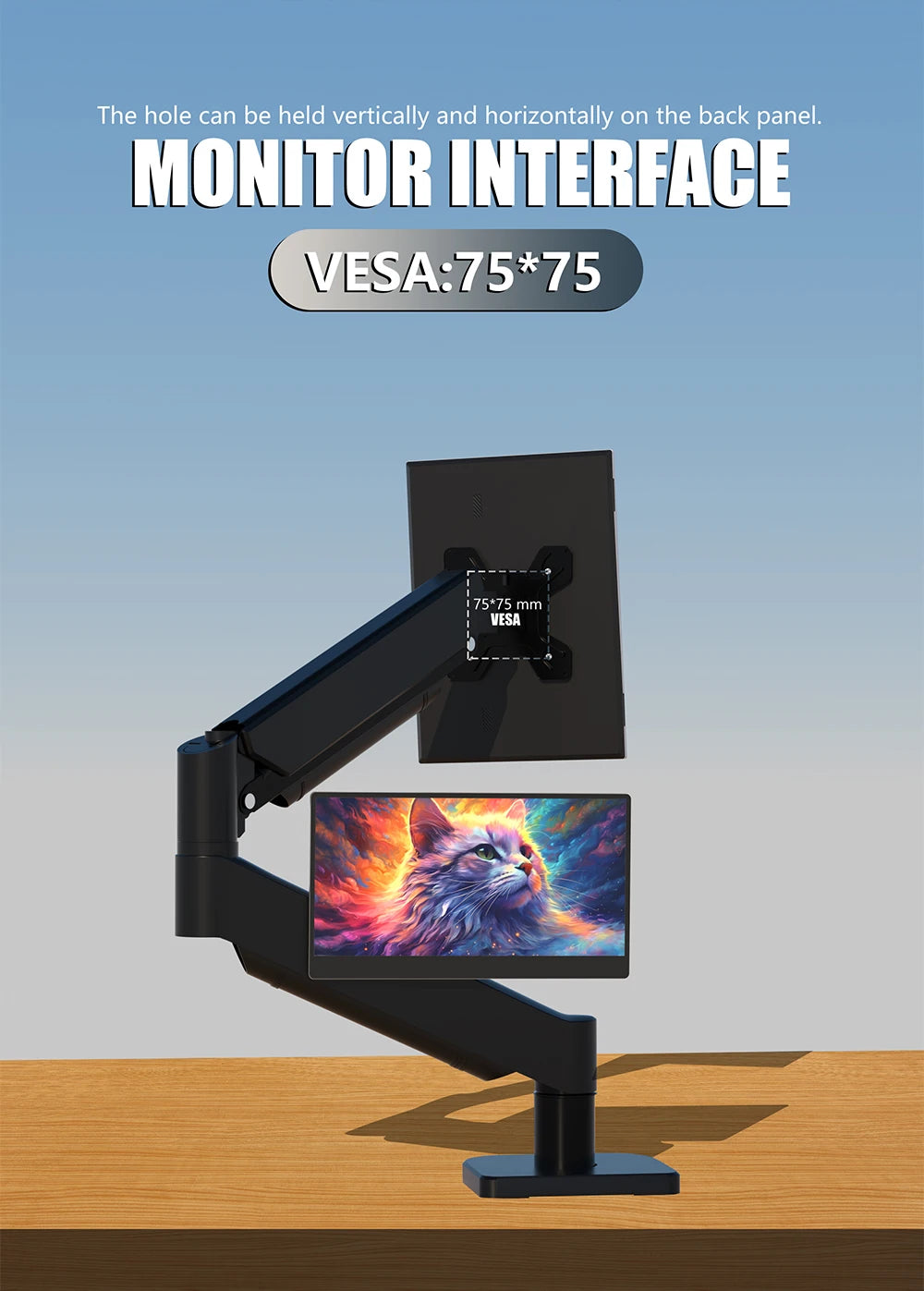 MUCAI N140-S36 Pantalla portátil 14 pulgadas 60 Hz Resolución 1366*768 TN Panel 250cd/ ㎡   Monitor portátil de respuesta de brillo 3 ms
