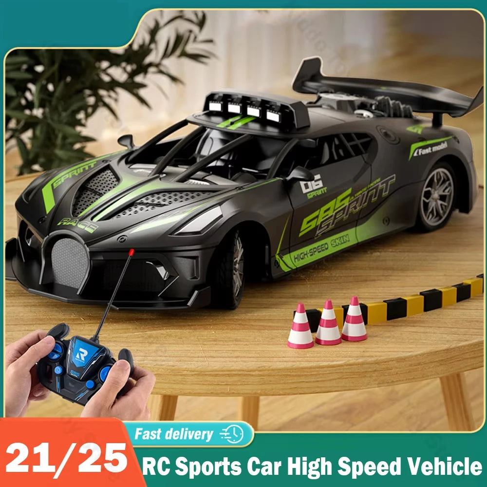 Auto RC Deportivo de Alta Velocidad con Control Remoto para Niños