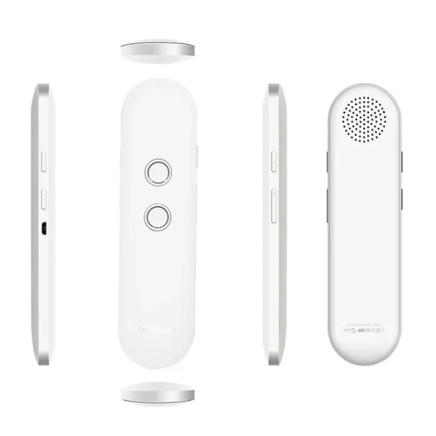 Mini T4 AI Translator Smart Pen Inalámbrico, 40 Idiomas, Compatible con Bluetooth, Portátil, Traducción de Voz Instantánea Bidireccional en Tiempo Real
