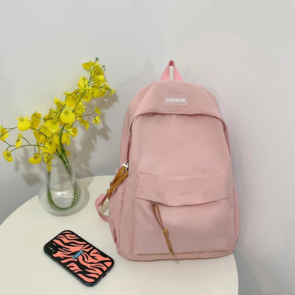 Mochilas simples para estudiantes universitarios, estudiantes de secundaria, estudiantes de secundaria, mochilas casuales, mochilas