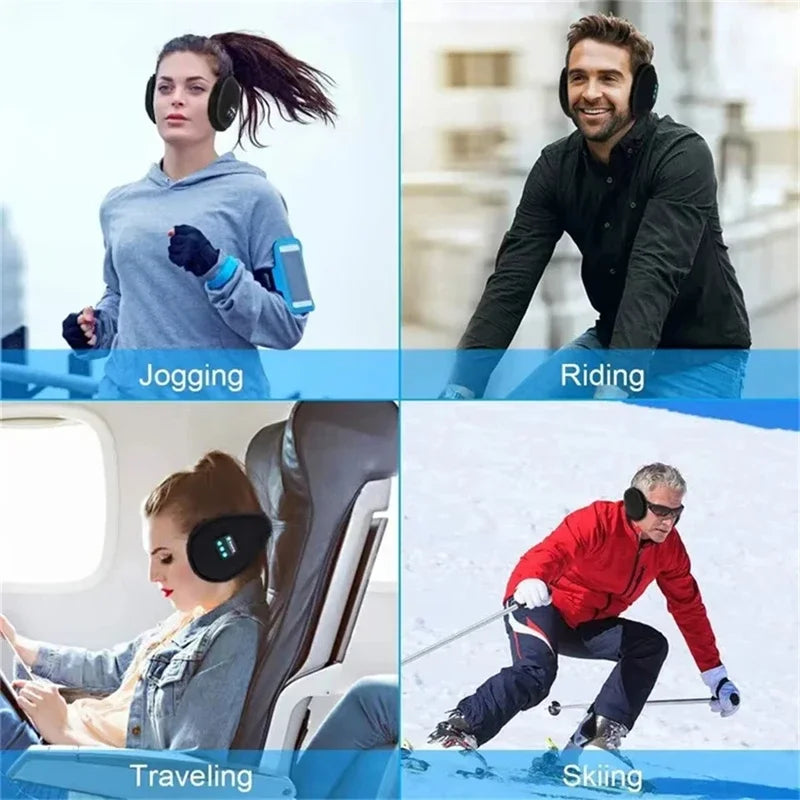 Orejeras Bluetooth Calentadoras Deportivas Invierno