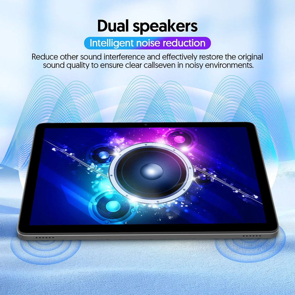 BAKEN tableta Android 15 de 10 pulgadas, procesador penta-core A333, 24GB (6GB + 18GB de expansión) RAM + 128GB ROM, 5G WiFi, 8000mAh
