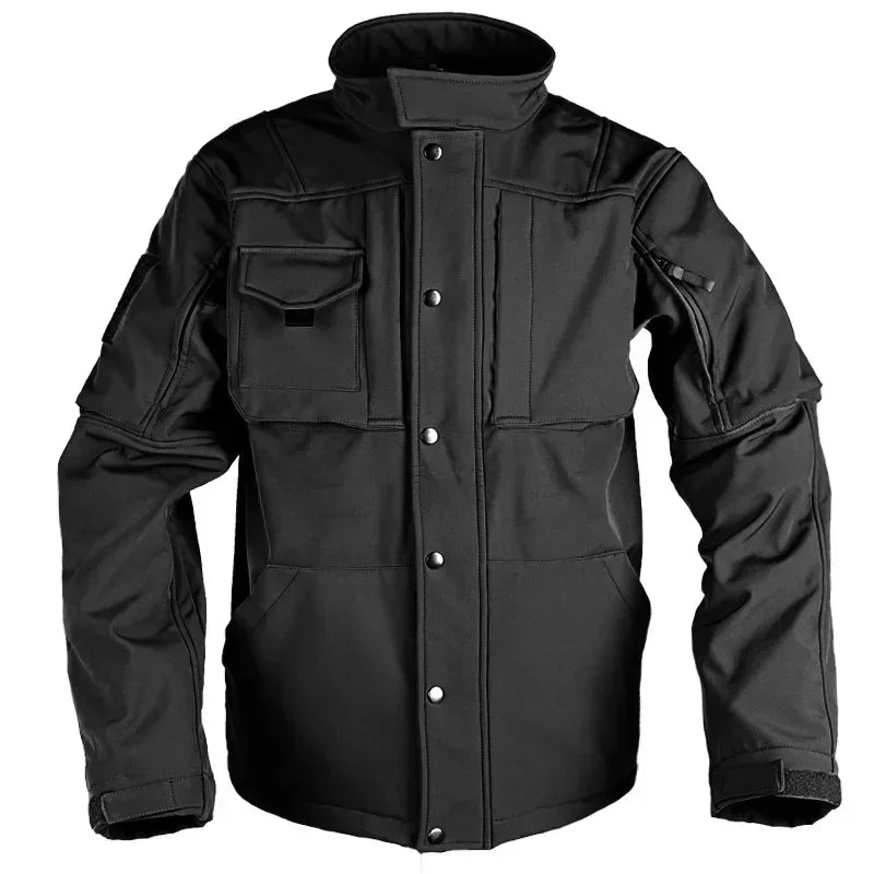 Chaqueta Táctica Shark para Hombre — Polar, Impermeable, Cortavientos
