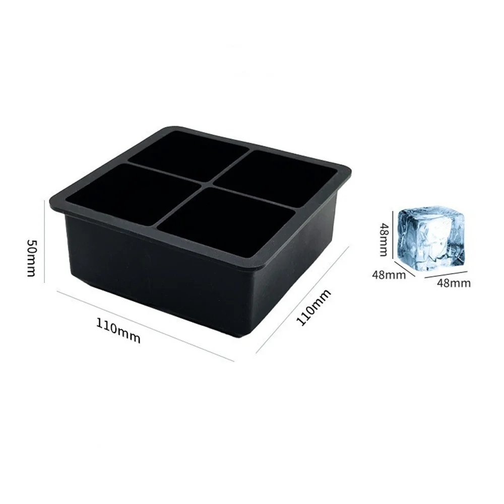 Moldes de silicona para hielo en esferas y cubos