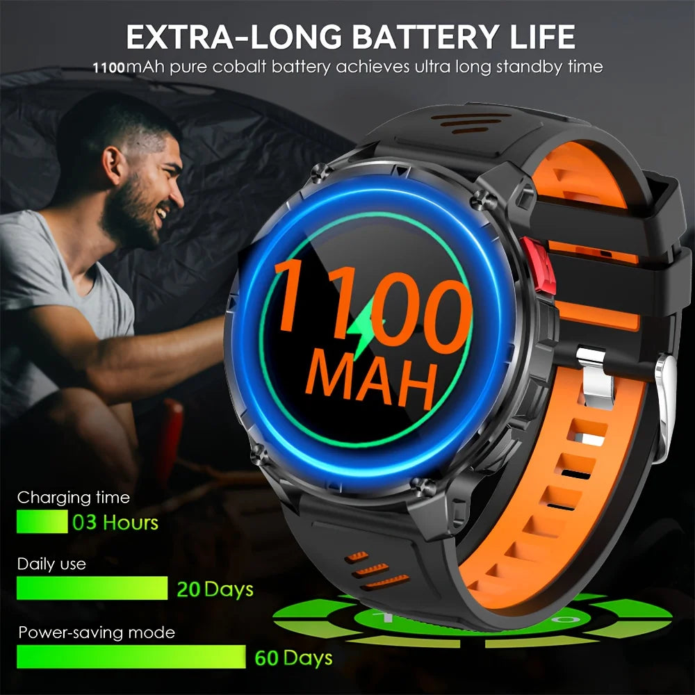Reloj Inteligente Deportivo Bluetooth Linterna