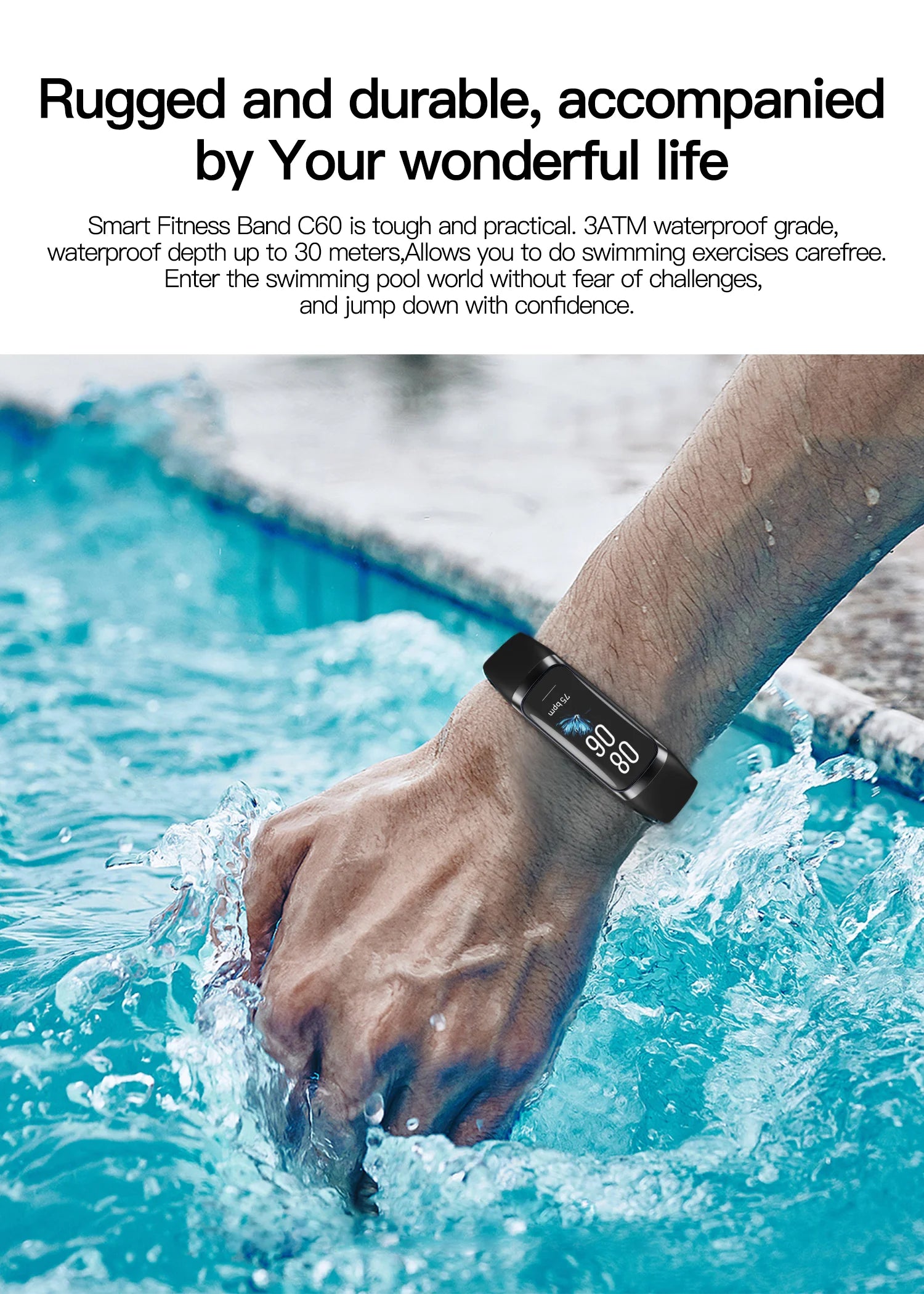 LIGE Reloj Inteligente AMOLED Fitness Tracker