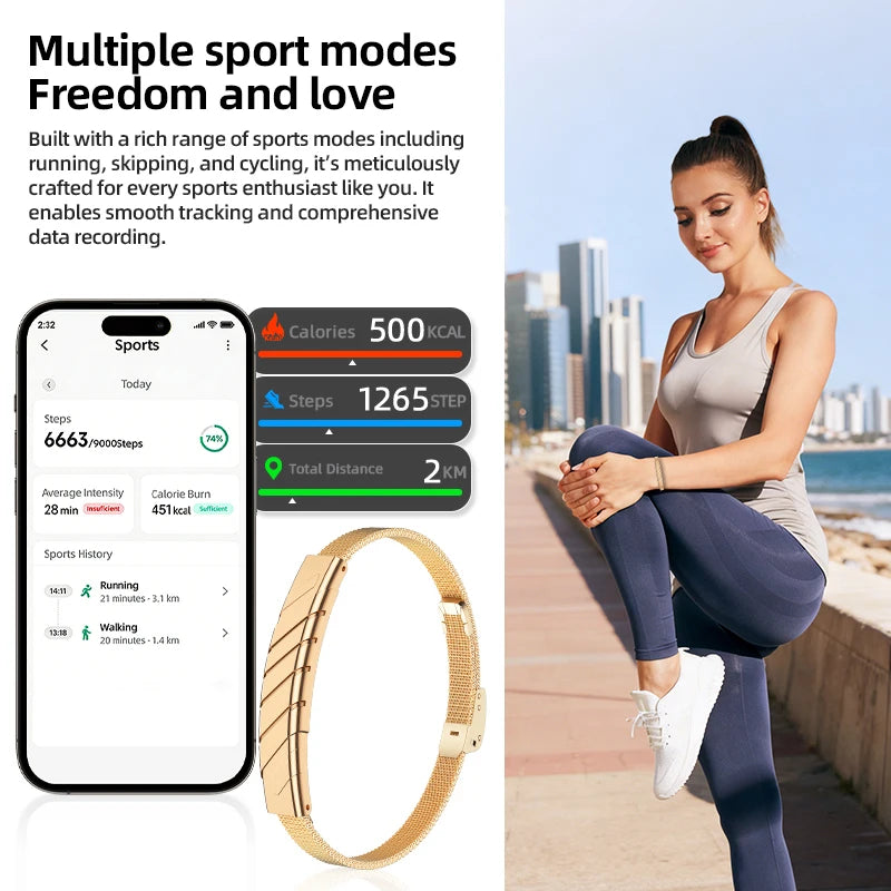 Reloj Inteligente Deportivo IP68 Ritmo Cardíaco y Sueño