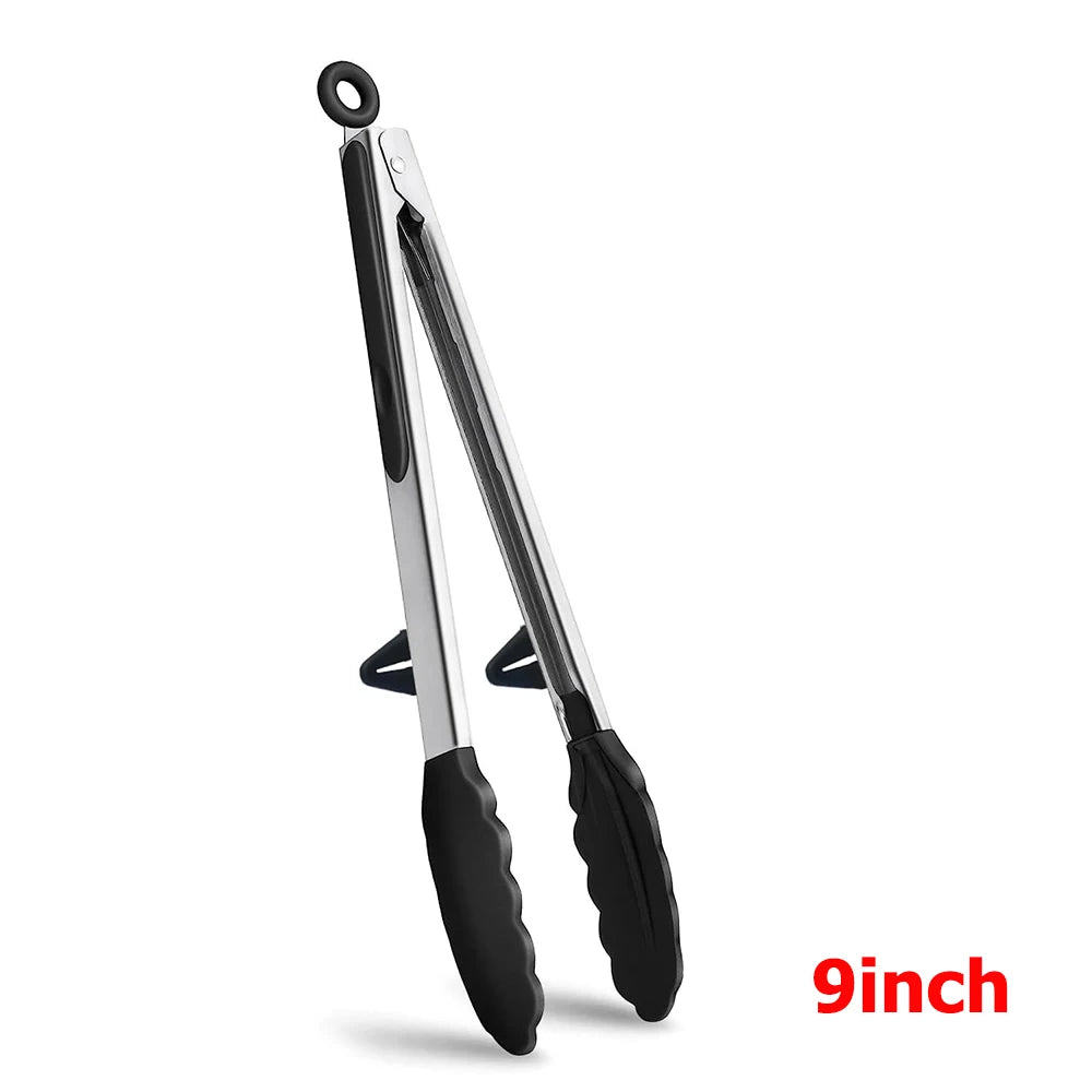 Pinzas de Silicona Antiadherentes para Cocina