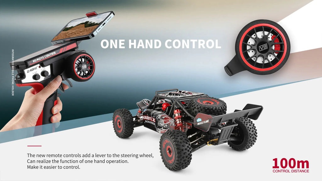 WLtoys 1/12 Autos RC 124017 124007 124016 124020 2.4G de Alta Velocidad   Coche de Carreras a Control Remoto sin Escobillas 4WD 75km/h, Juguete para Niños, Regalo