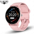 Reloj inteligente LIGE para hombres y mujeres con pantalla completamente táctil, llamadas por Bluetooth, reloj inteligente resistente al agua, relojes deportivos con seguimiento de actividad física para Android iOS