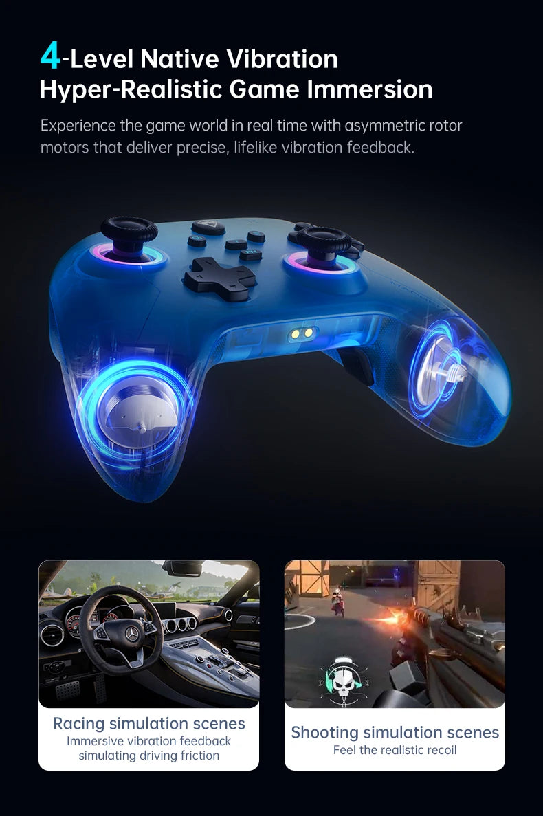 Controlador de Juegos para PC Machenike G3V2 G3Pro, Joysticks con Efecto Hall, Gamepad para Nintendo Switch, iPhone, Teléfono Móvil Android, PC