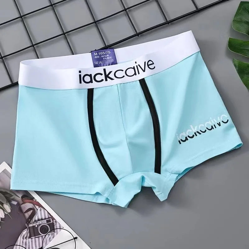 1 Uds. Ropa interior Boxer para hombre, calzoncillos sexis, Boxers de algodón, calzoncillos para hombre, pantalones cortos para hombre, lencería convexa en U, lotes al por mayor