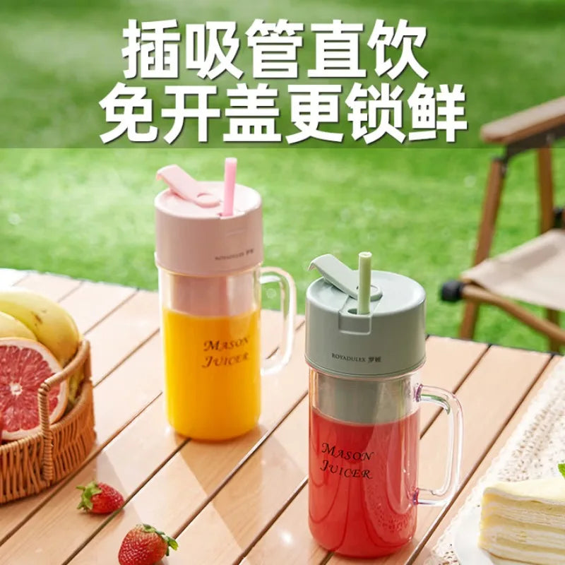 Licuadora Portátil Recargable 400ml — Jugos, Batidos e Hielo