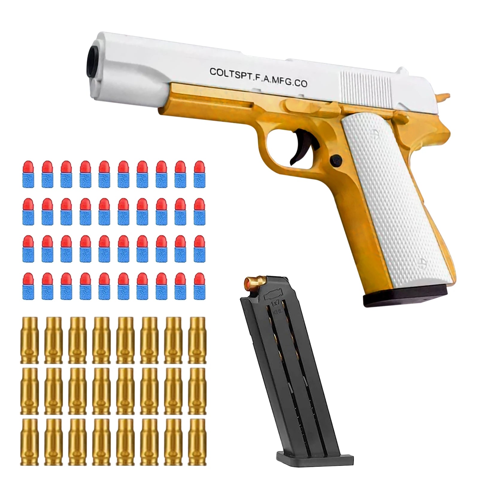 Pistola de juguete con balas suaves, flardos EVA de espuma, pistolas de juguete seguras y baratas para niños, regalos, triangulación de envíos, Shopify Tiktok