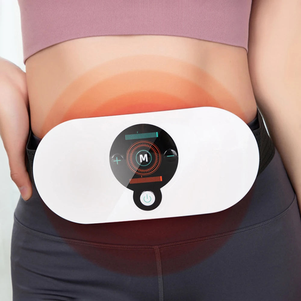 Masajeador delgado Abdominal EMS, entrenador eléctrico de cintura, quemador de grasa y celulitis, cinturón, vibración, masaje muscular, adelgazamiento, pulso, pérdida de peso