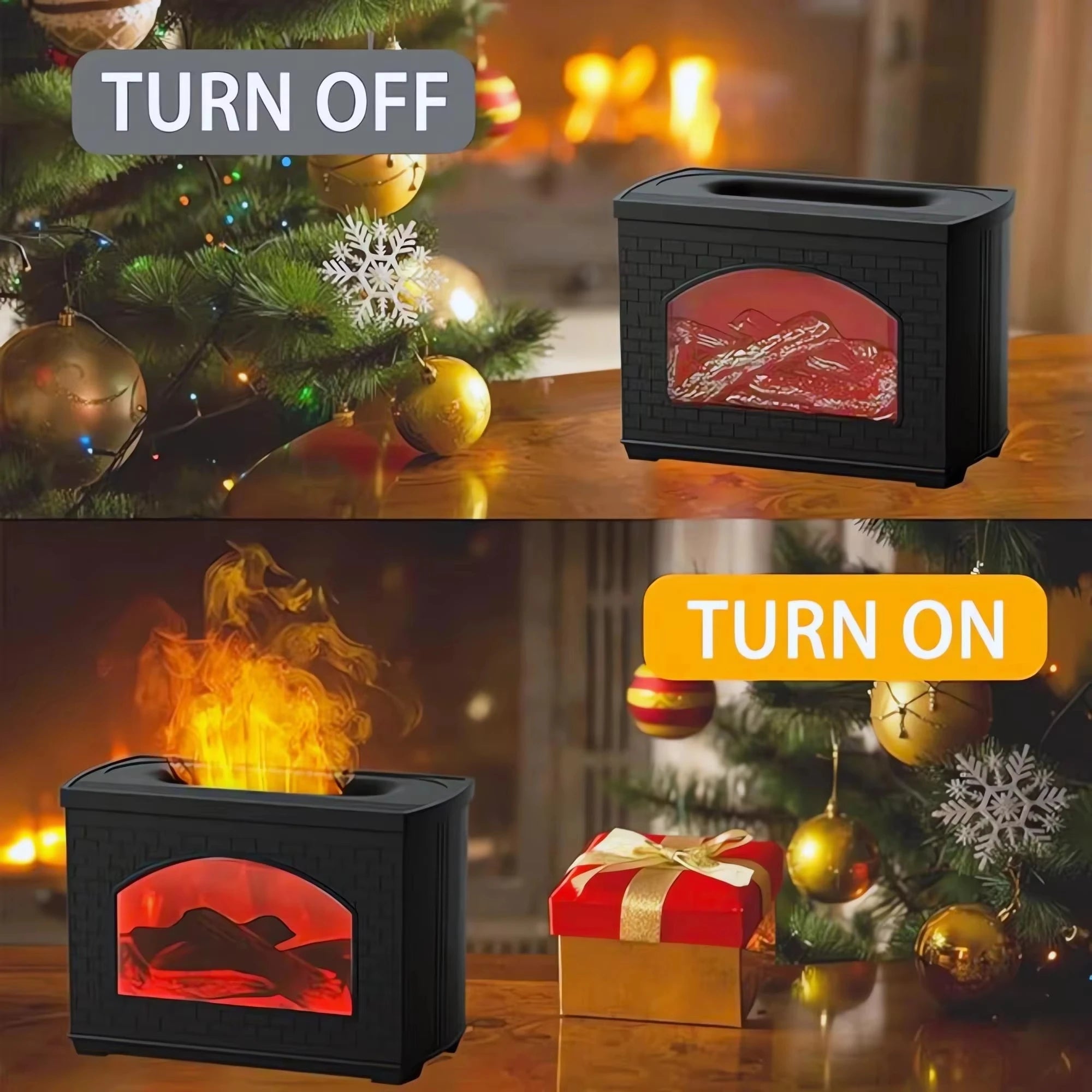 Humidificador Chimenea Simulada con Efecto Llama