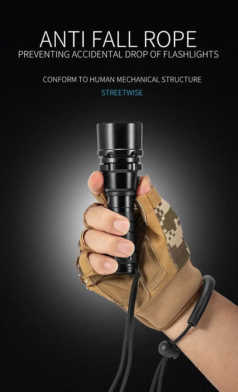 Linterna de Buceo LED Impermeable IP68