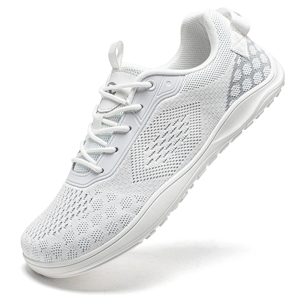 HOBIBEAR Zapatos descalzos de punto, zapatillas unisex con punta ancha y caída cero, zapatos informales transpirables minimalistas para caminar