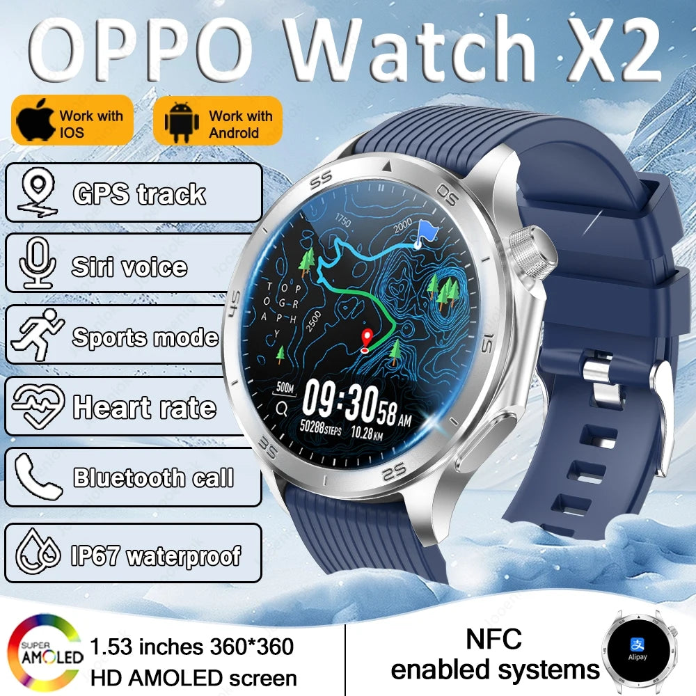 OPPO X2 Reloj Inteligente GPS IP68 Bluetooth