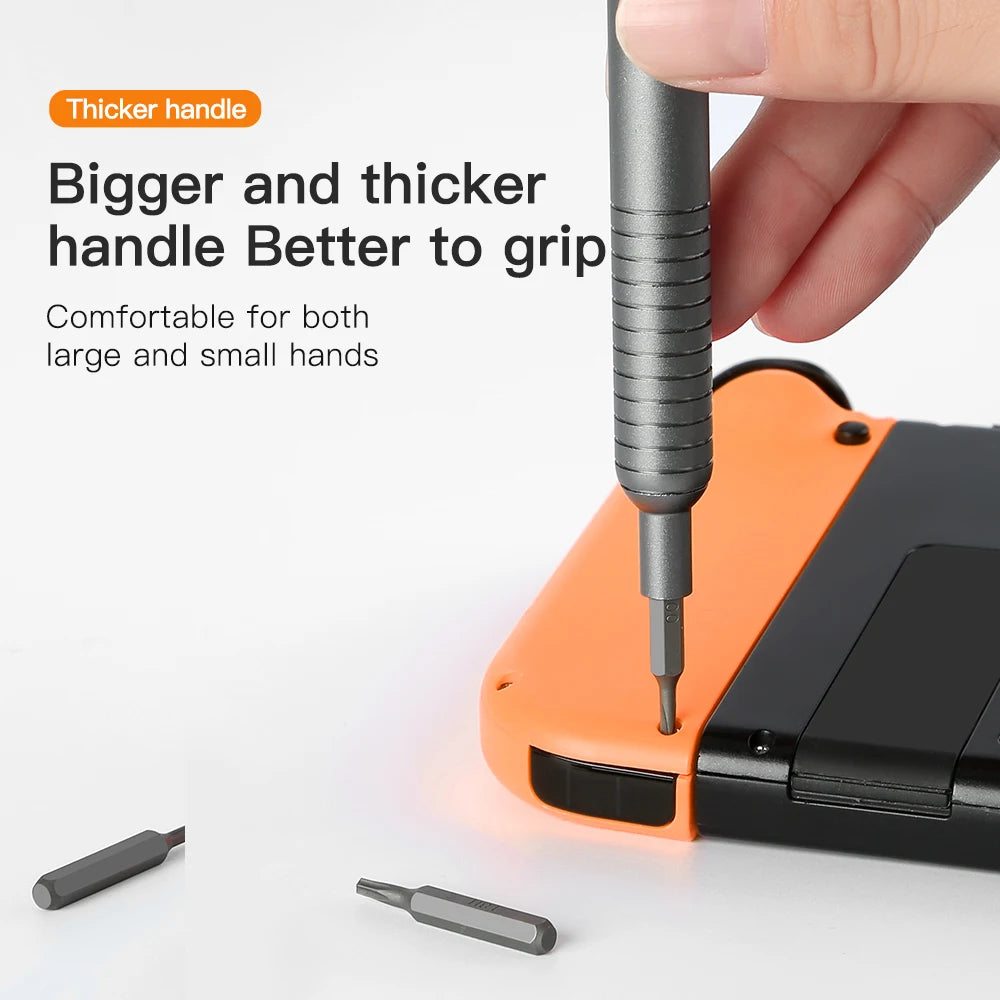 Kit de destornilladores de precisión 51 en 1 con brocas magnéticas