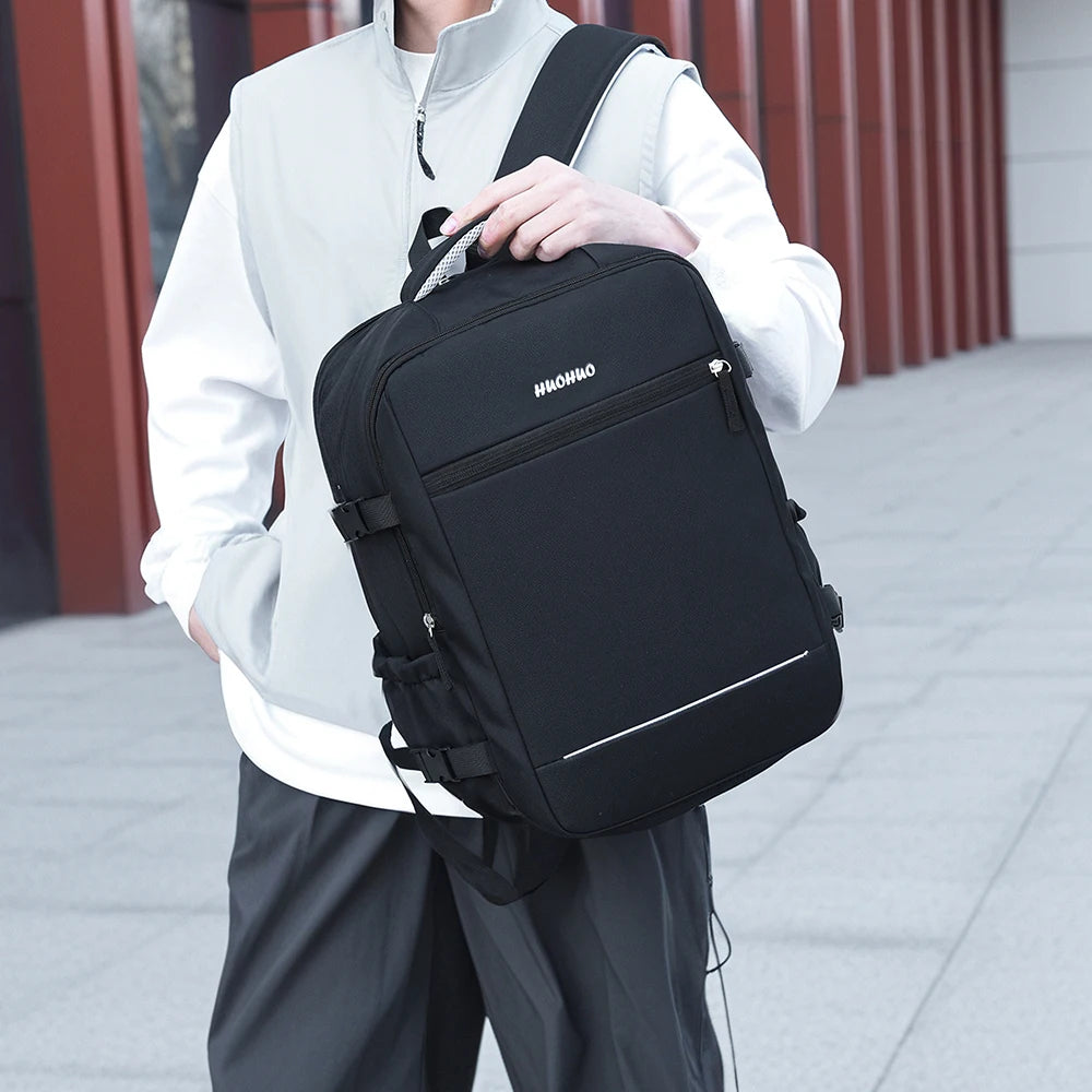 180 °     Mochila Completamente Abierta con Gran Capacidad y Múltiples Bolsillos, Adecuada para Viajes Diarios, Equipaje de Negocios y Bolsa para Computadora