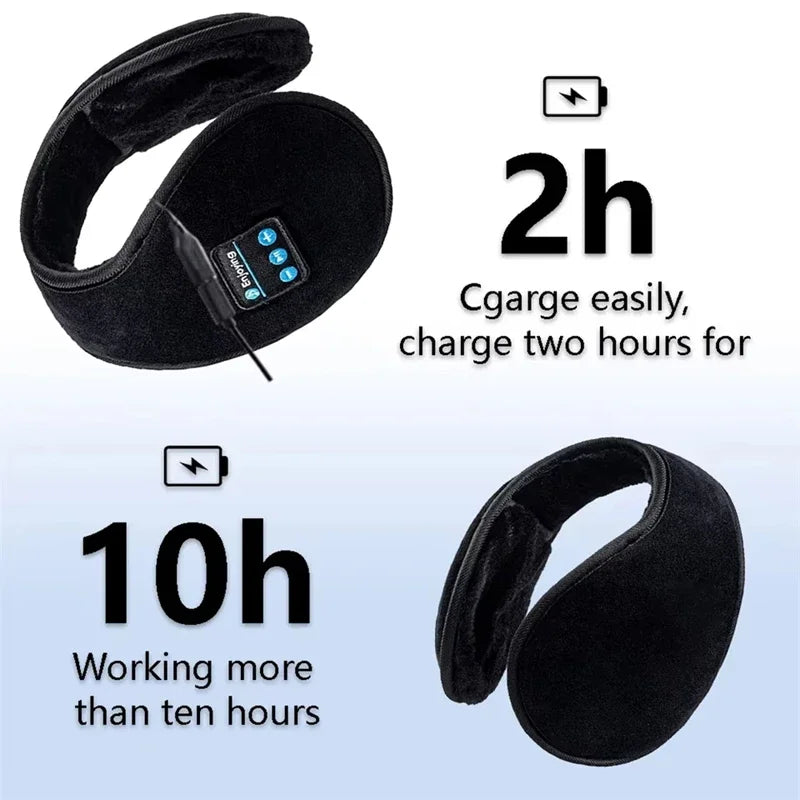 Orejeras Bluetooth Calentadoras Deportivas Invierno