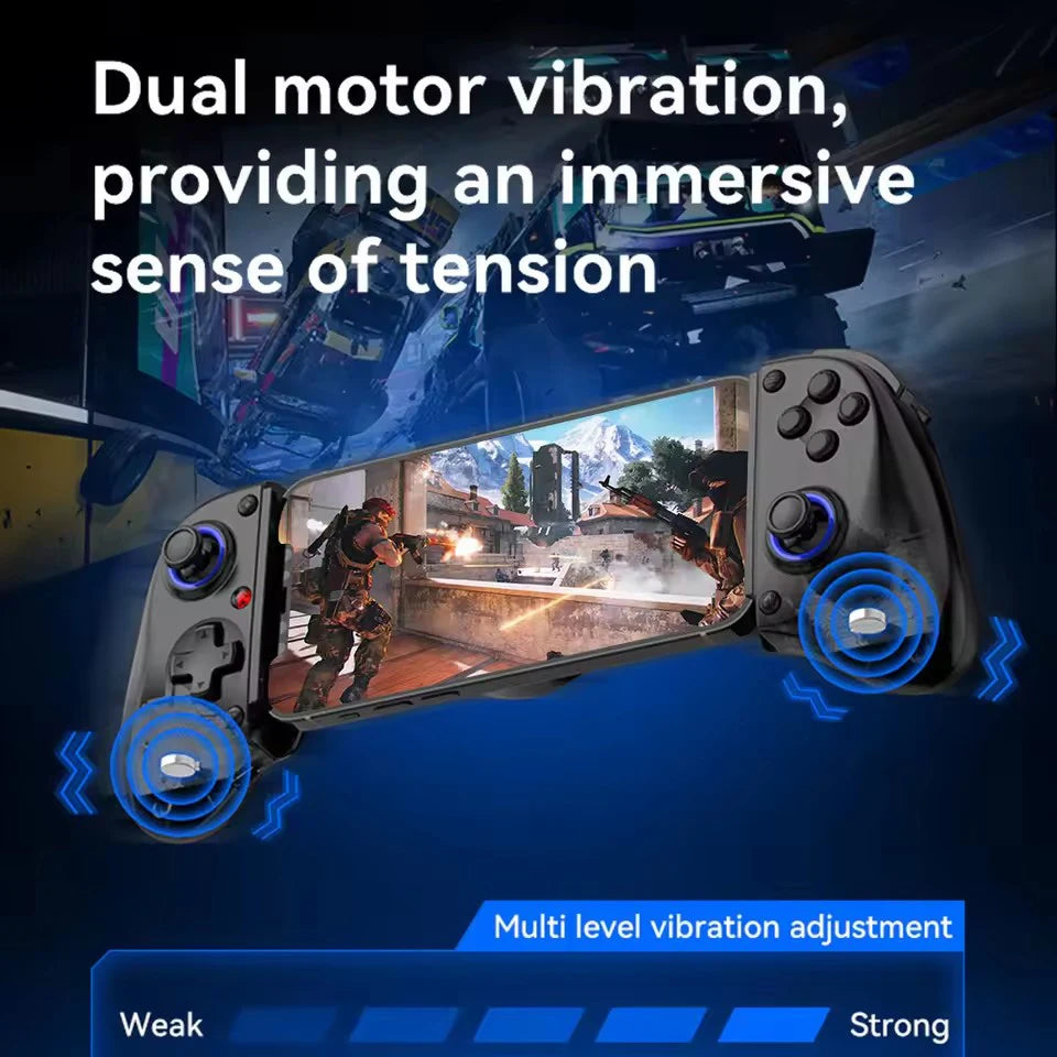 Controlador inalámbrico para teléfono, mando Bluetooth para Switch, PS4, PS3, Xbox, iPhone, Android, móvil, PC, mando para juegos