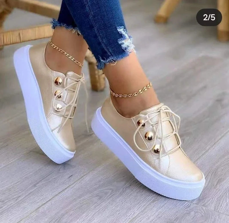 Zapatillas con Plataforma y Cuña para Mujer — Tallas 35 a 43