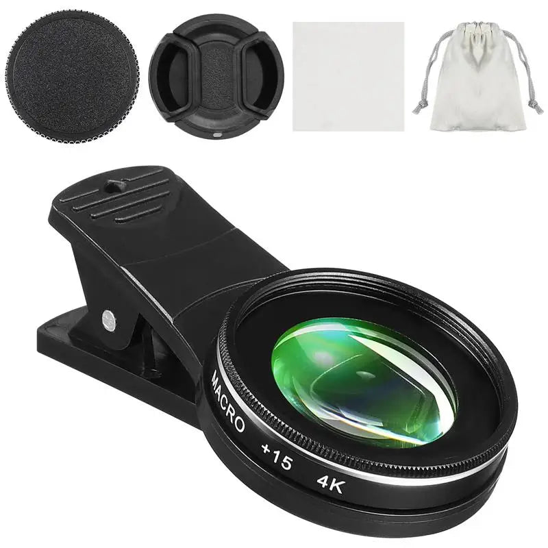 Lente Macro HD para Teléfono con Filtro Antirreflejo