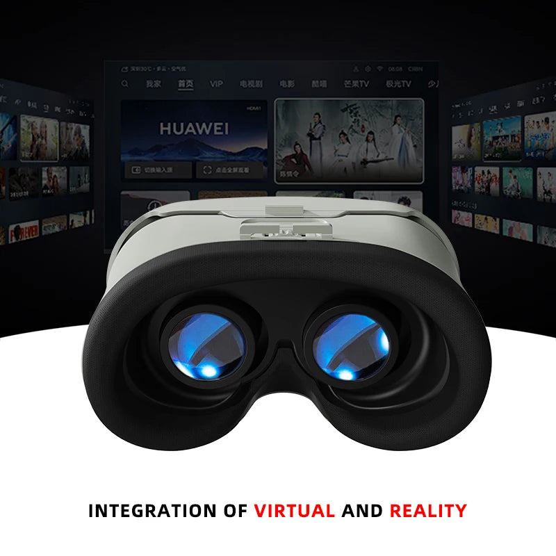 Gafas de Realidad Virtual 3D VR, Auriculares para Smartphone, Casco, Lentes para Teléfono Móvil, Dispositivo con Controlador para Videojuegos