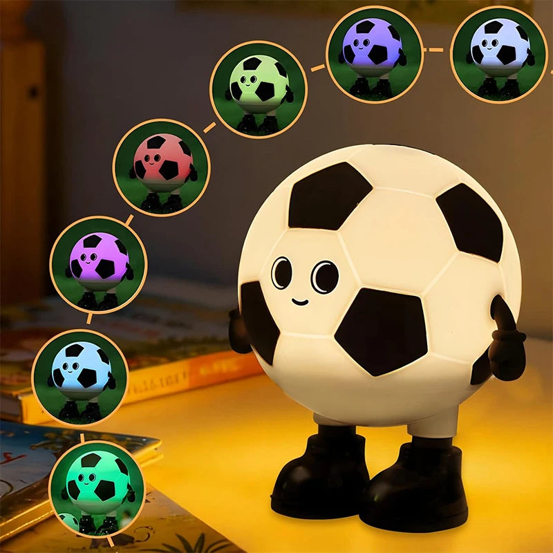 Lámpara Nocturna de Fútbol de Silicona para Niños