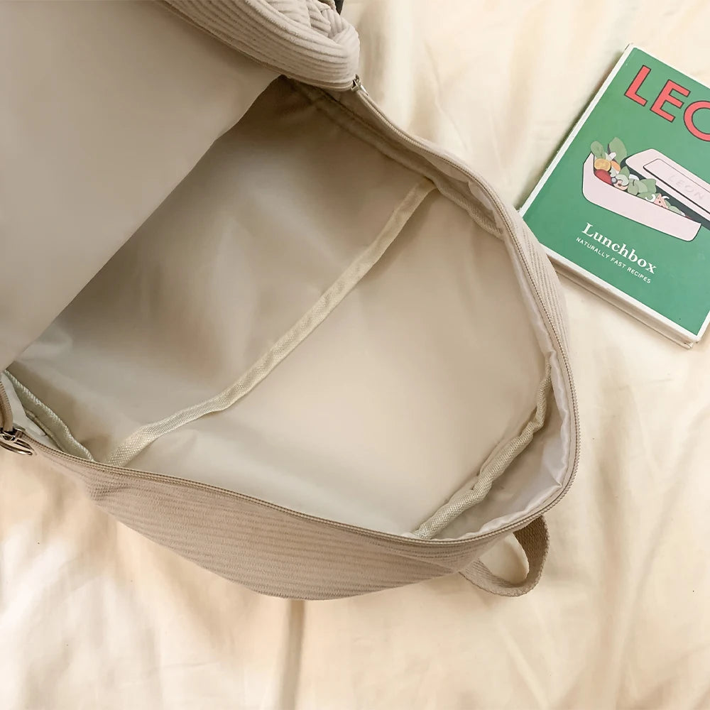 2025 Nueva mochila de estilo coreano para ir al trabajo, mochila versátil para estudiantes universitarios, mochila de alta belleza, mochila con lazo