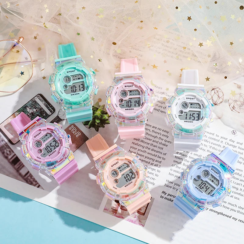 Reloj Digital LED Infantil Deportivo con Alarma
