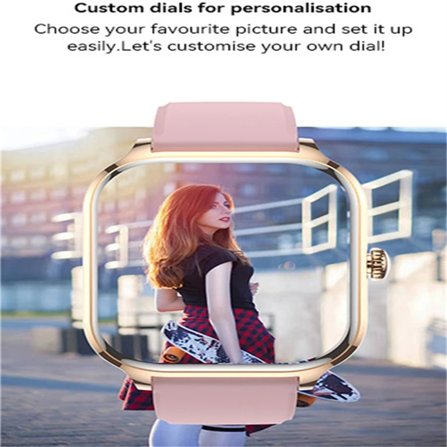 Reloj Inteligente con Pantalla HD 2.01 Pulgadas y Llamadas Bluetooth