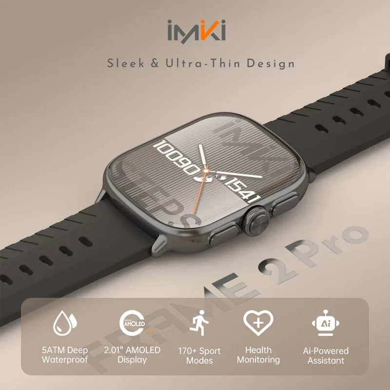 IMIKI Frame 2 Pro Reloj Inteligente GPS 5ATM