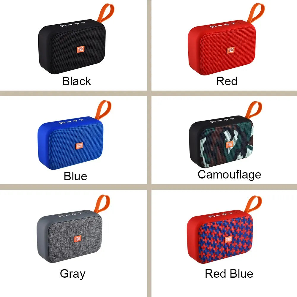 Altavoz T & G portátil Mini barra de sonido inalámbrica Bluetooth 5,0 altavoz HIFI para interiores y exteriores soporte tarjeta TF Radio FM resistente al agua