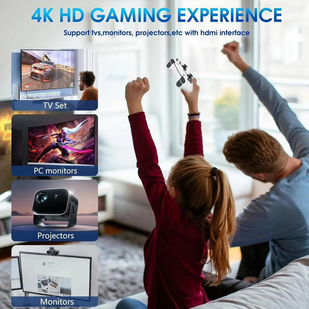 Consola de Videojuegos Retro Actualizada 2026, Consola con Más de 40,000 Juegos Retro, Sistema de Juegos para TV 4K HDMI Plug and Play, 2 Controles Inalámbricos