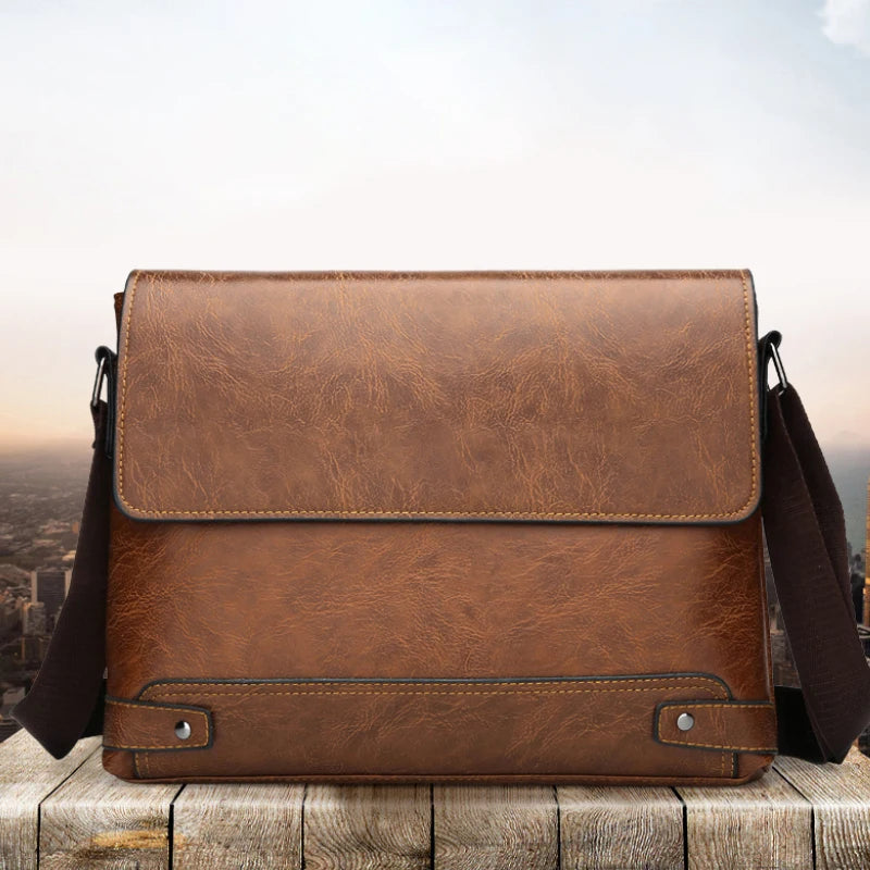 Bolso de Hombro Cruzado para Hombre - Gran Capacidad para Negocios