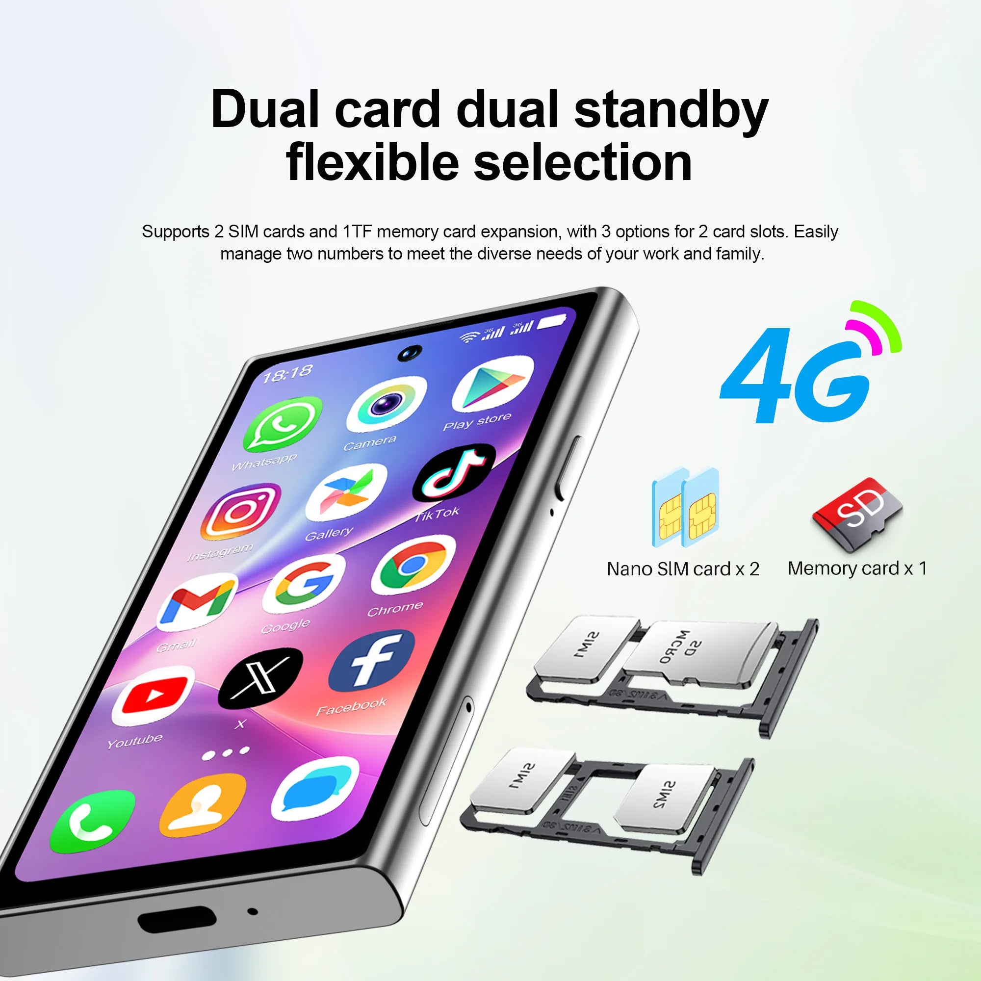 SERVO S27 MINI teléfono inteligente pequeño 4G LTE Android 12,0 OS 3GB + 64GB APP Store GPS 4,0 "pantalla completa de bolsillo teléfonos inteligentes 2 SIM en espera