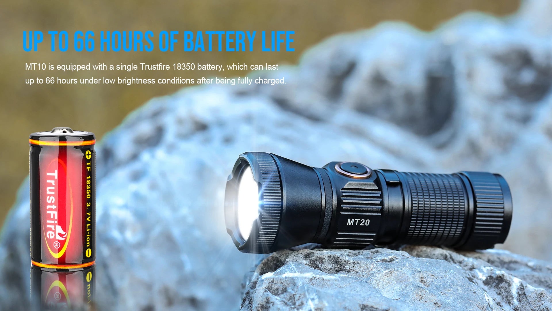 Linterna EDC Trustfire MT20 Recargable USB-C 1050 Lúmenes