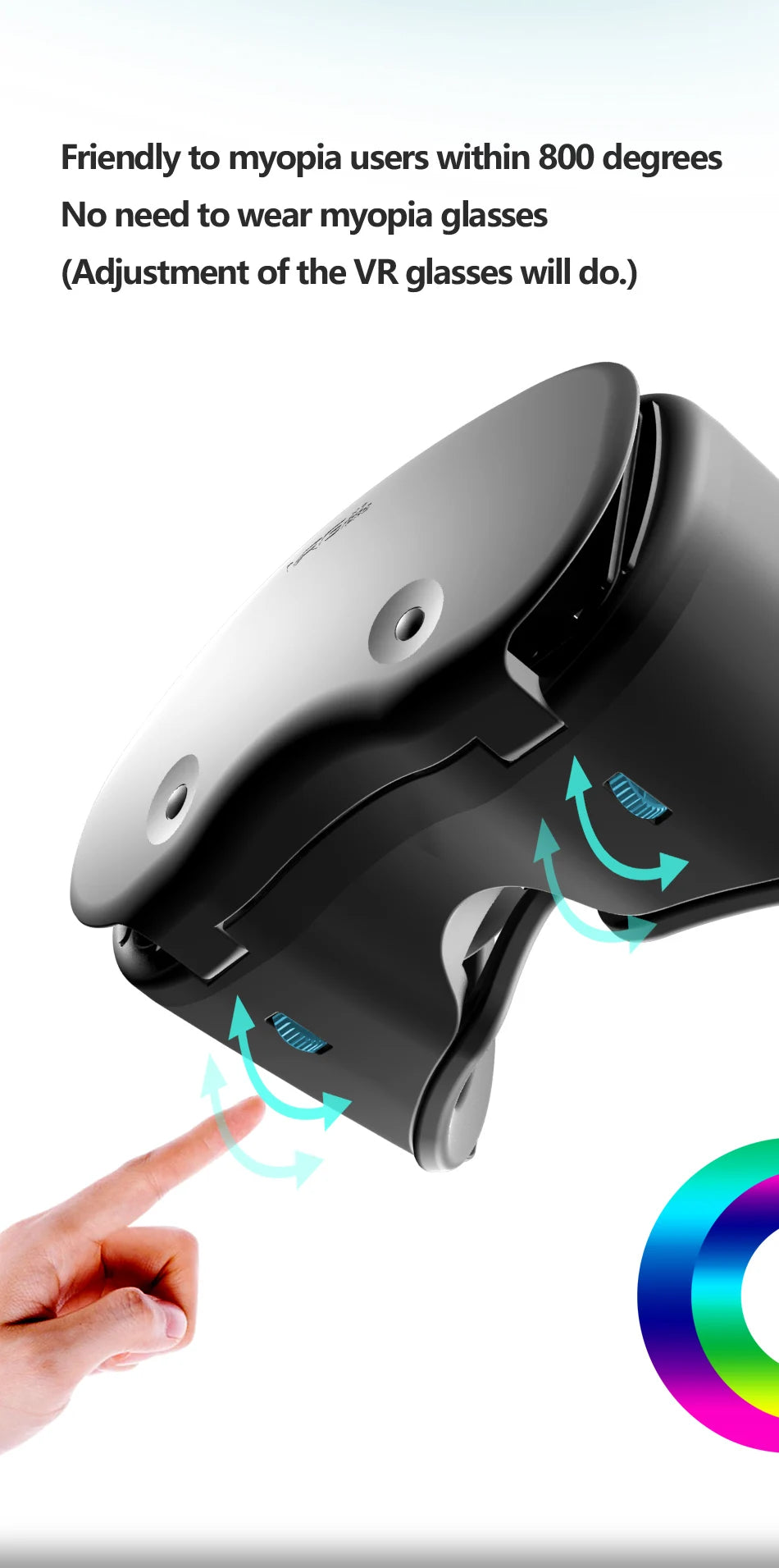 Gafas VR de realidad Virtual 3D para iPhone, Android, teléfono inteligente, casco para teléfono móvil, auriculares con lentes reales, dispositivos