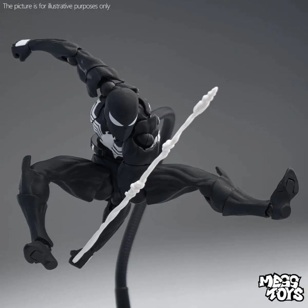 Figura de Acción de 16 cm de Spider-Man Venom Symbiote Kaine Parker Scarlet Spider con Traje Negro y Rojo, Modelo de Anime, Juguetes Coleccionables