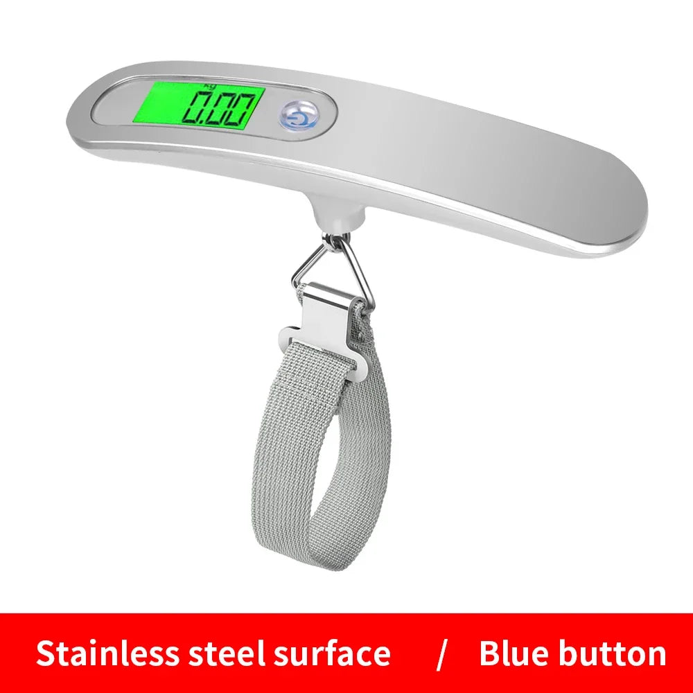 Báscula Colgante Digital para Equipaje 50KG con Retroiluminación