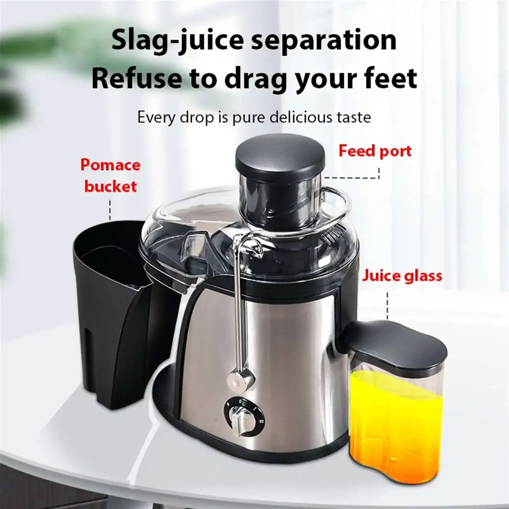 Extractor de Jugo Centrífugo de Acero Inoxidable para Frutas