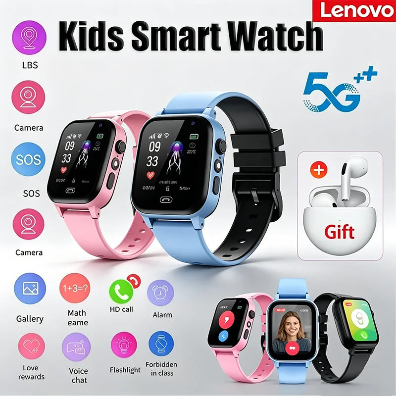 Reloj Inteligente Lenovo Niños GPS SOS Cámara