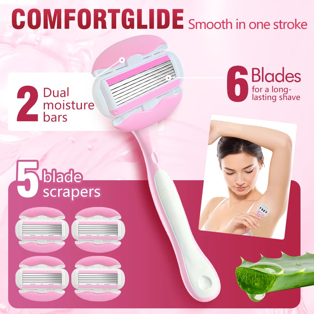 Maquinilla de Afeitar de Seguridad para Mujer